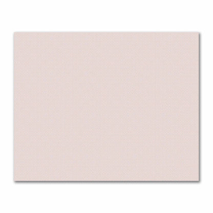 Off-White Cotton Sateen Fabric with Salmon Repeating Square Motif Print | FACS-1139-122