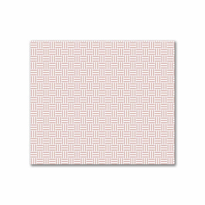 Off-White Cotton Sateen Fabric with Salmon Single Weave Motif Print | FACS-1139-142