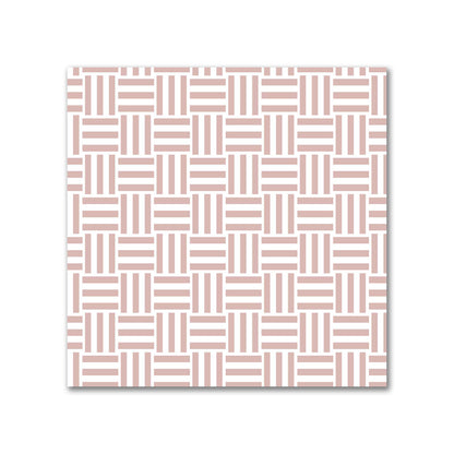 Off-White Cotton Sateen Fabric with Salmon Single Weave Motif Print | FACS-1139-142