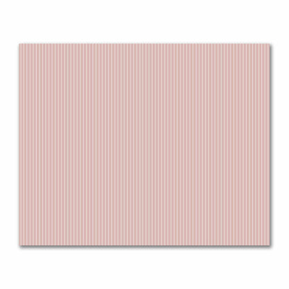 Cotton Sateen Fabric with Fine Off-White Stripes on Salmon, FACS-1139-152