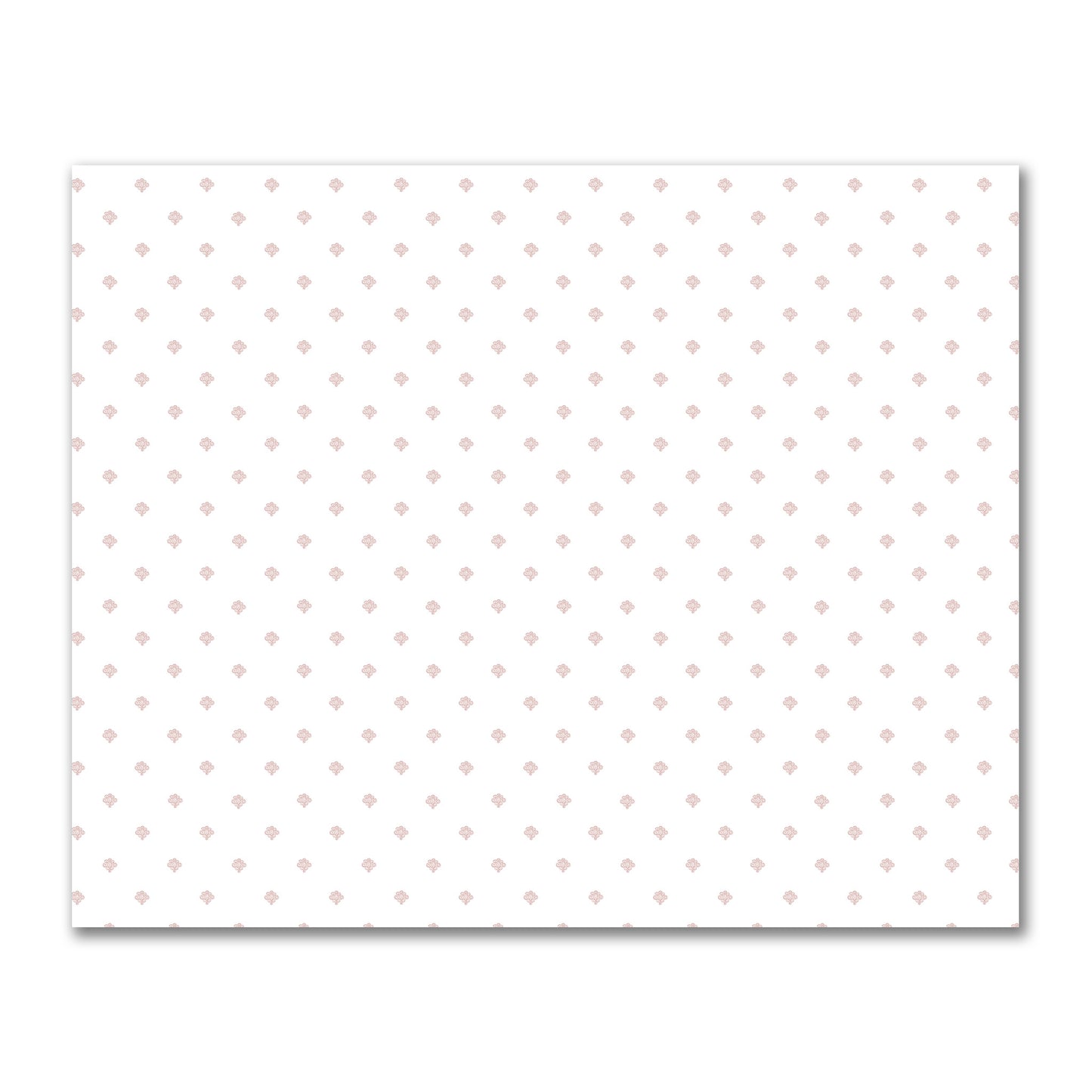 Off-White Cotton Sateen Fabric with Salmon Hand-painted Swizzle Motif Print | FACS-1139-171