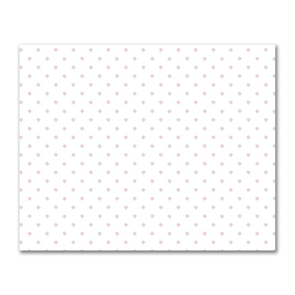 Off-White Cotton Sateen Fabric with Salmon Hand-painted Swizzle Motif Print | FACS-1139-171