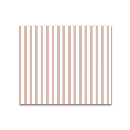 Off-White Cotton Sateen Fabric with Thin Salmon Bars, FACS-1139-241
