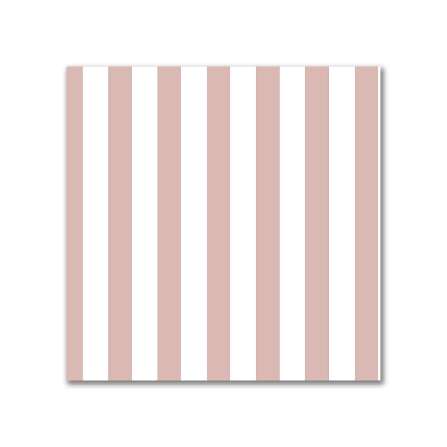 Off-White Cotton Sateen Fabric with Thin Salmon Bars, FACS-1139-241