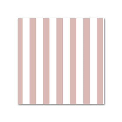 Off-White Cotton Sateen Fabric with Thin Salmon Bars, FACS-1139-241