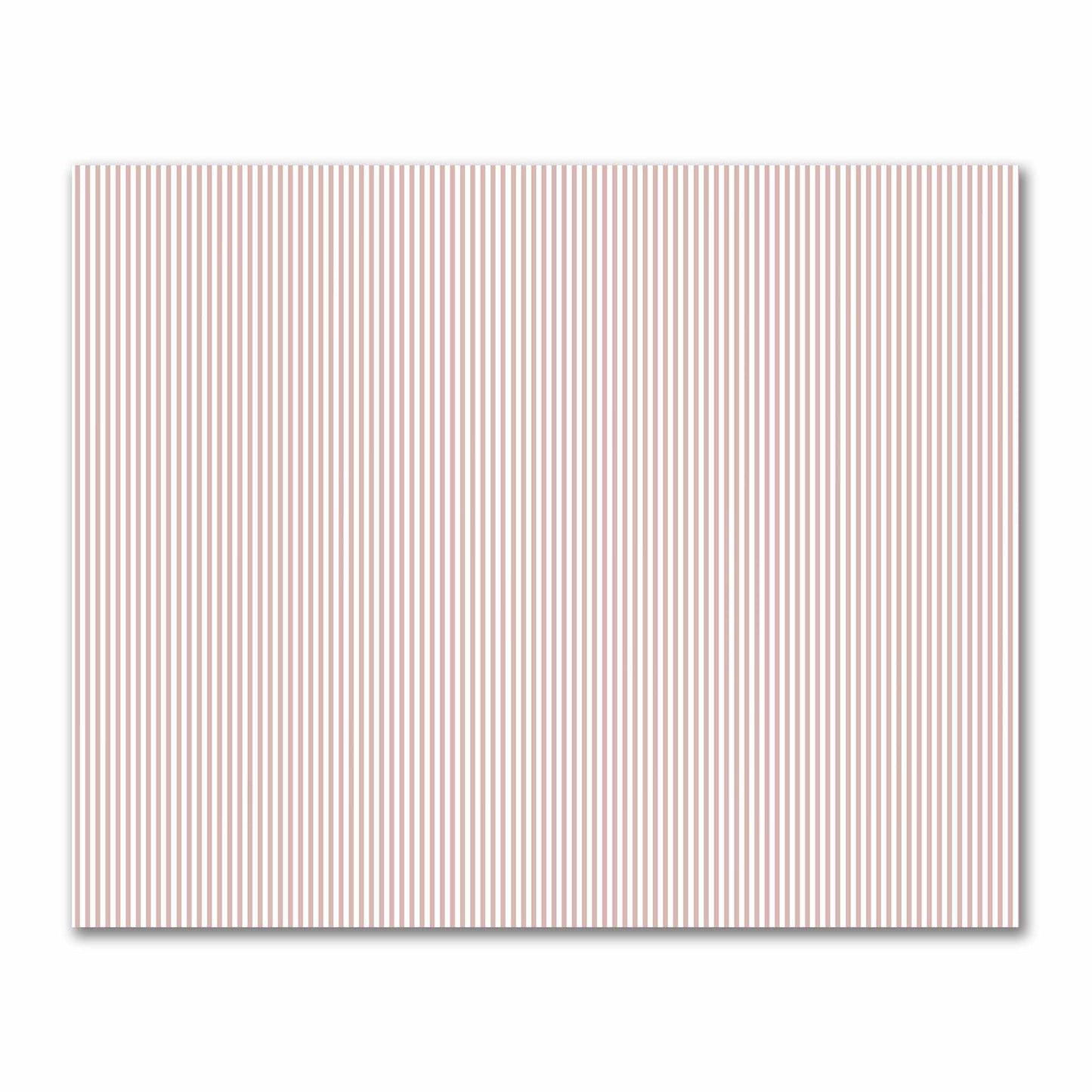 Off-White Cotton Sateen Fabric with Thin Salmon Bars, FACS-1139-241