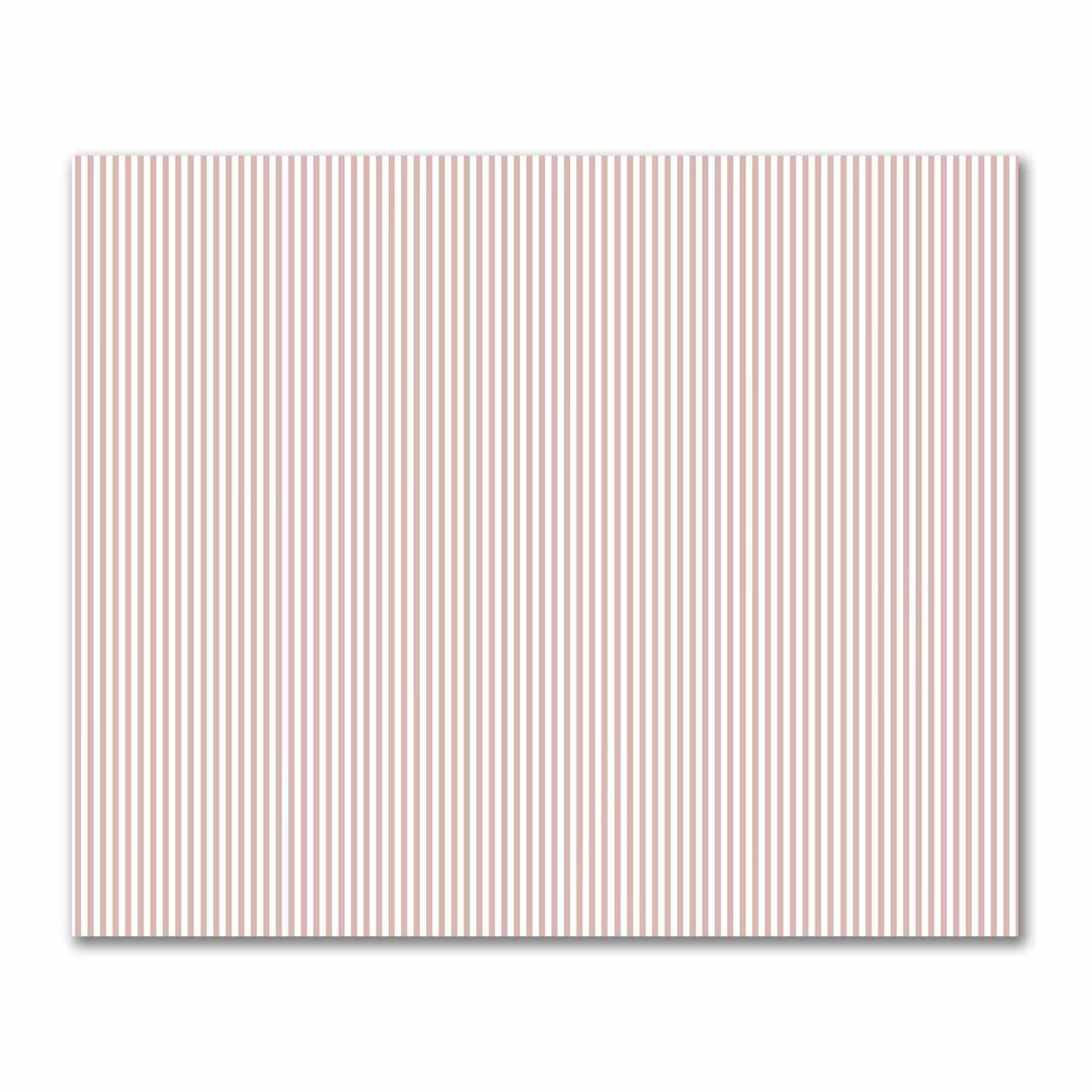 Off-White Cotton Sateen Fabric with Thin Salmon Bars, FACS-1139-241