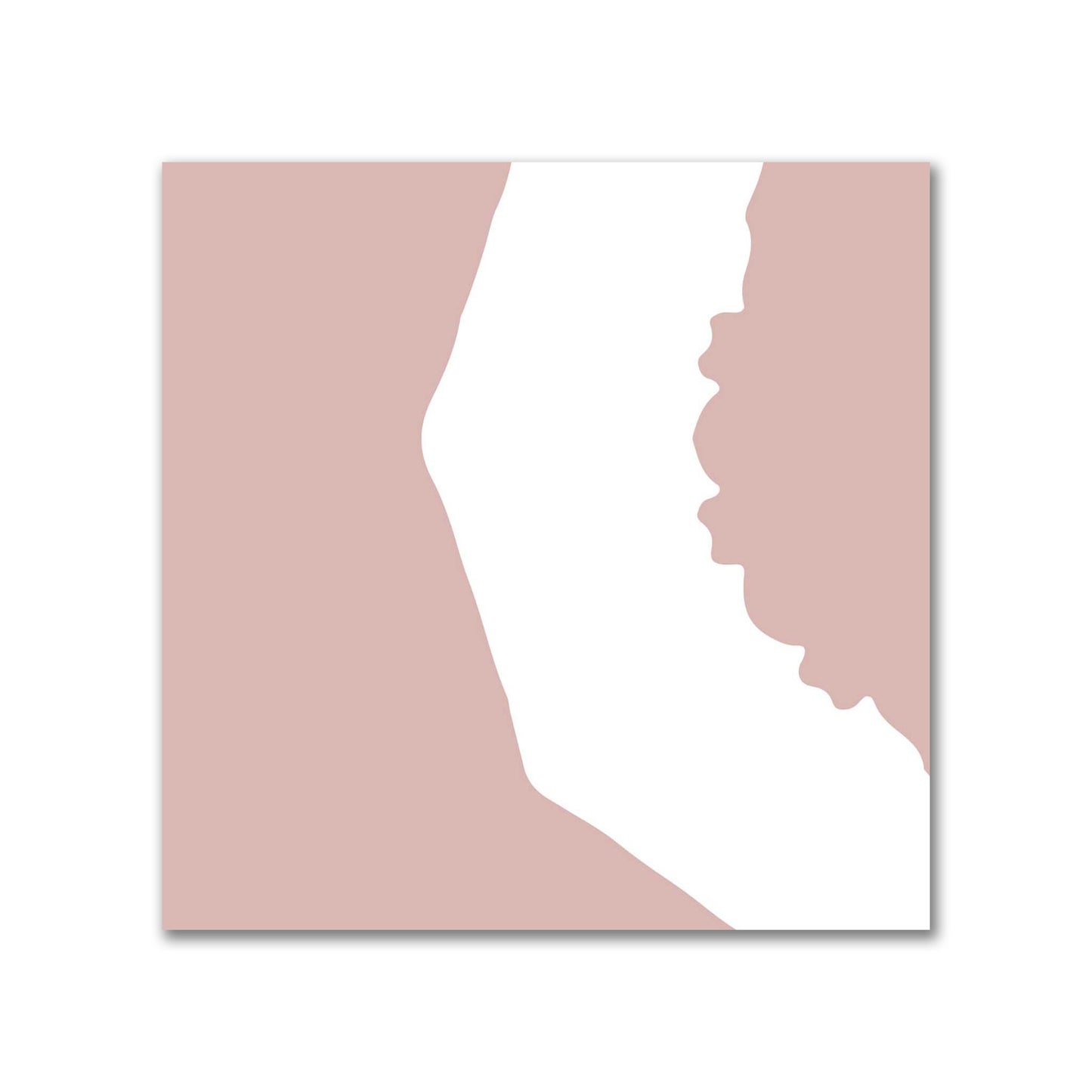 Salmon Cotton Sateen Fabric with Bold Off-White Graphic  | FACS-1139-392