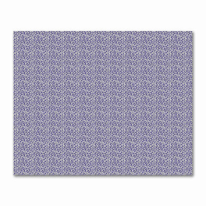 Off-White Cotton Sateen Fabric with Purple Hand-painted Dab Motif Print | FACS-1143-092