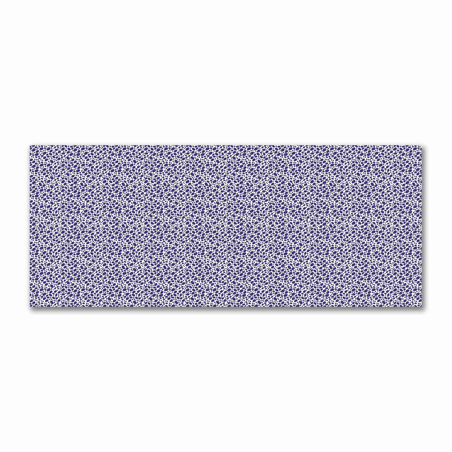 Off-White Cotton Sateen Fabric with Purple Hand-painted Dab Motif Print | FACS-1143-092