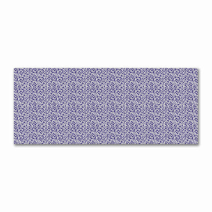 Off-White Cotton Sateen Fabric with Purple Hand-painted Dab Motif Print | FACS-1143-092