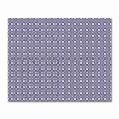 Off-White Cotton Sateen Fabric with Purple Repeating Square Motif Print | FACS-1143-122
