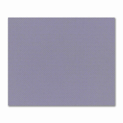 Off-White Cotton Sateen Fabric with Purple Repeating Square Motif Print | FACS-1143-122