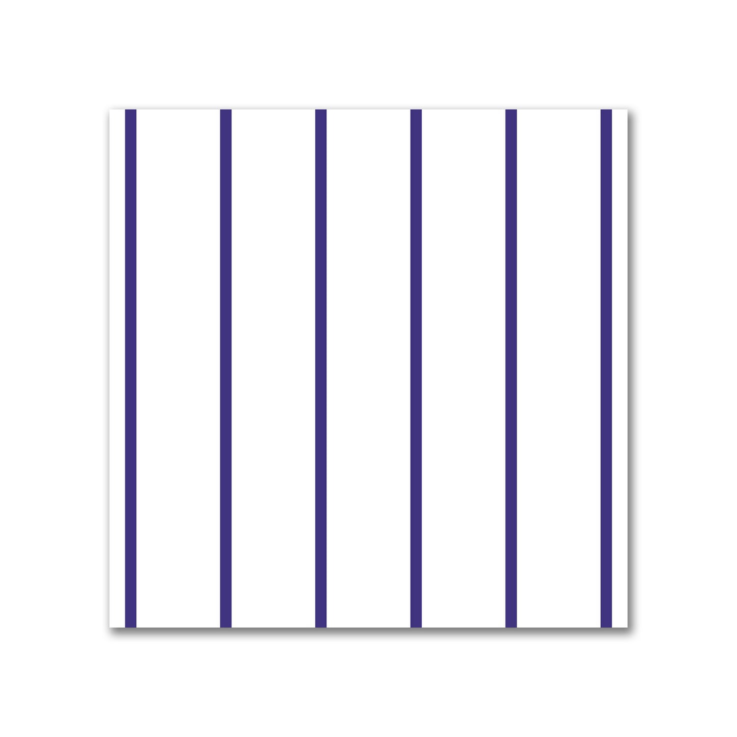 Off-White Cotton Sateen Fabric with Fine Purple Stripes, FACS-1143-151