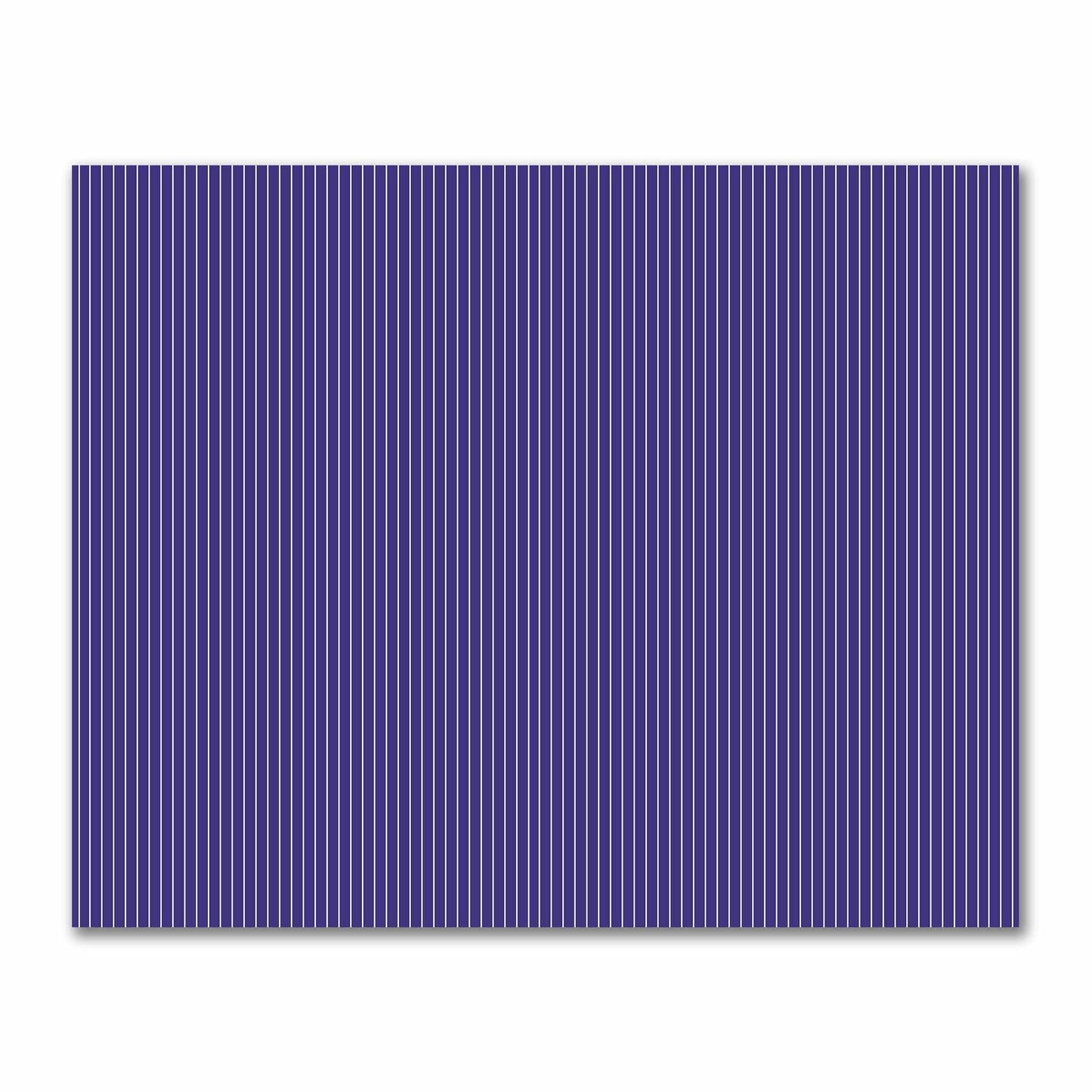 Cotton Sateen Fabric with Fine Off-White Stripes on Purple, FACS-1143-152