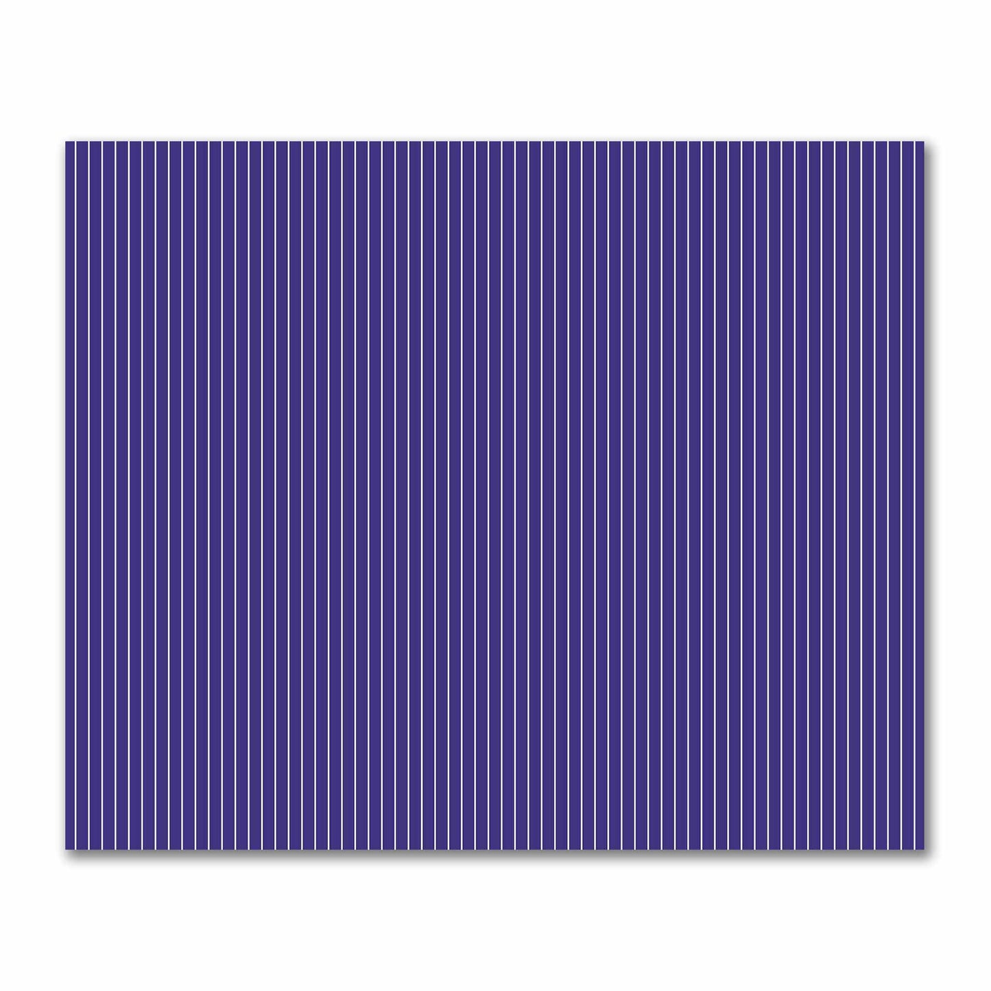 Cotton Sateen Fabric with Fine Off-White Stripes on Purple, FACS-1143-152
