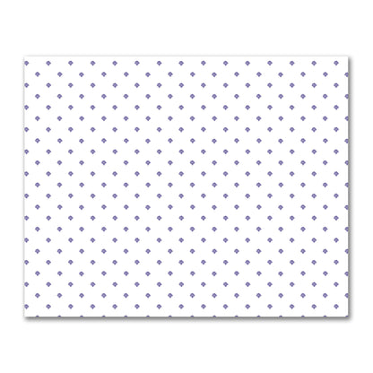 Off-White Cotton Sateen Fabric with Purple Hand-painted Swizzle Motif Print | FACS-1143-171