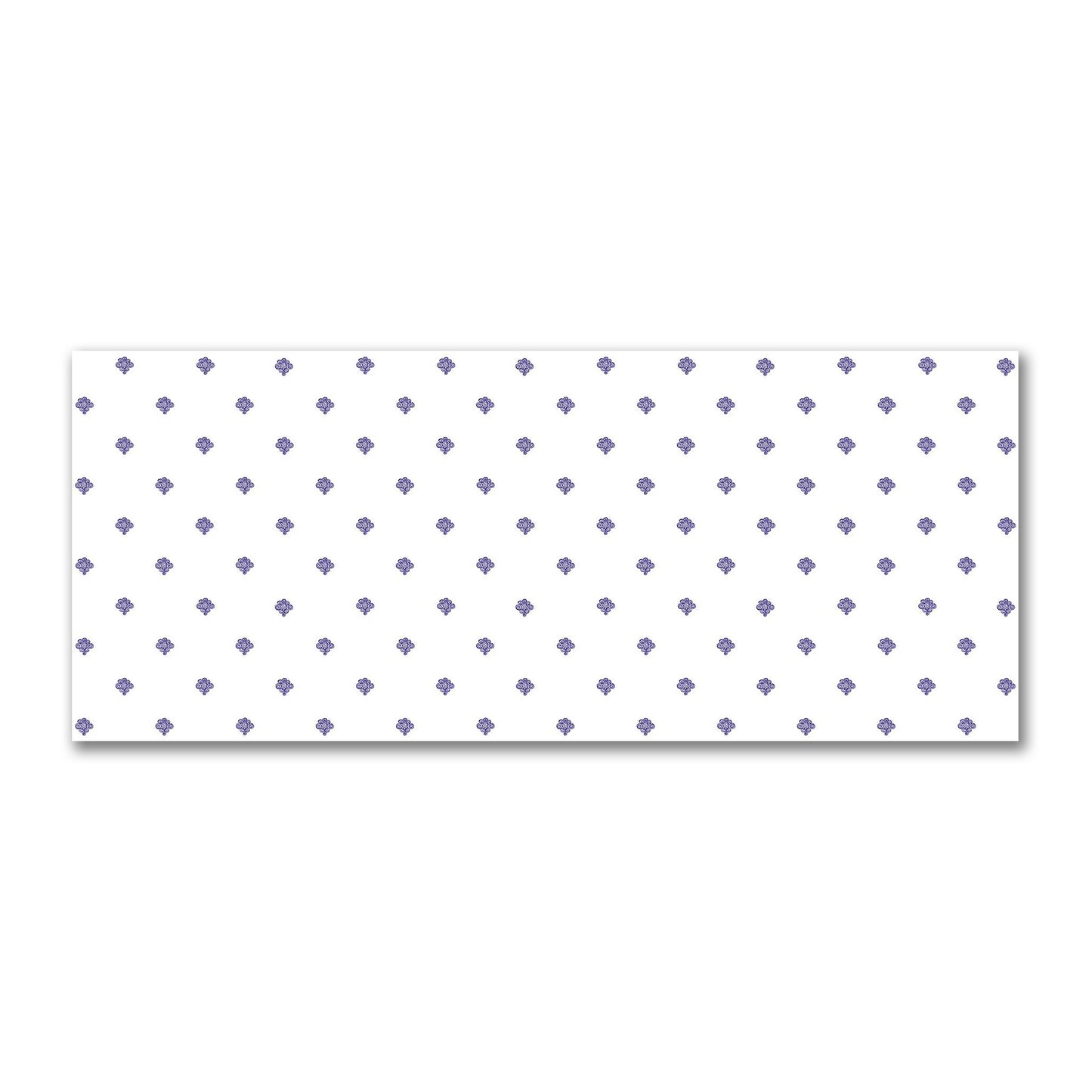 Off-White Cotton Sateen Fabric with Purple Hand-painted Swizzle Motif Print | FACS-1143-171