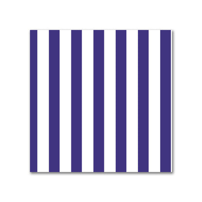 Off-White Cotton Sateen Fabric with Thin Purple Bars, FACS-1143-241