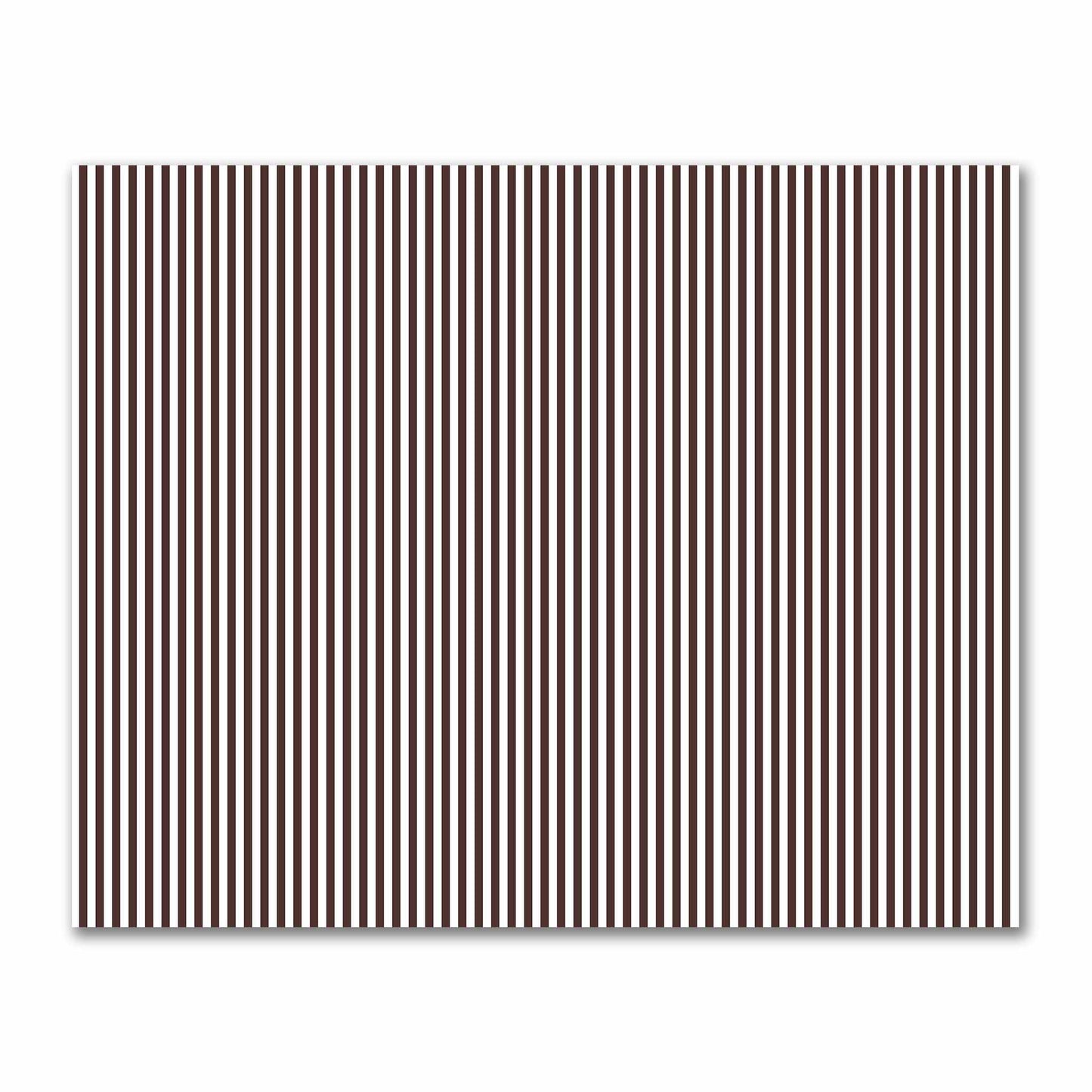 Off-White Cotton Sateen Fabric with Brown Bars, FACS-1161-051