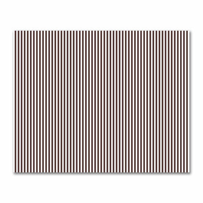 Off-White Cotton Sateen Fabric with Brown Bars, FACS-1161-051