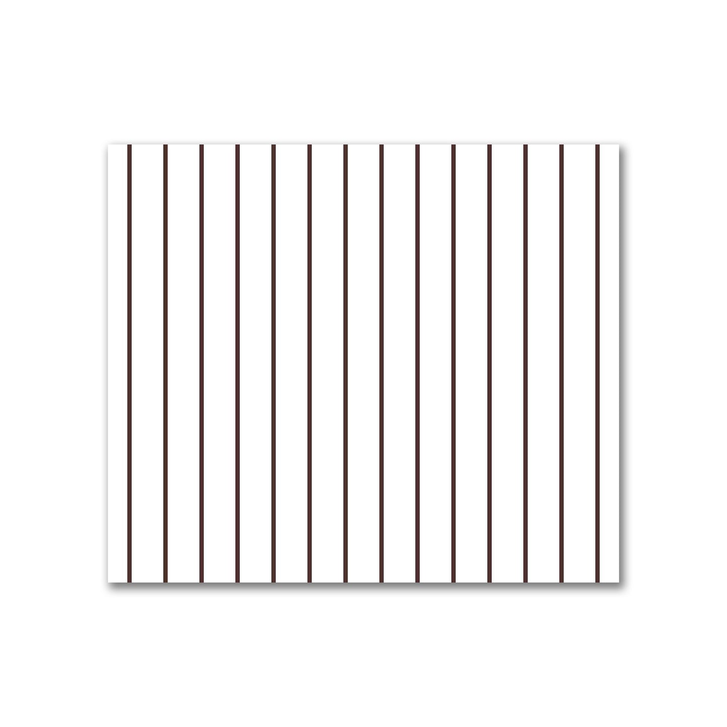 Off-White Cotton Sateen Fabric with Fine Brown Stripes, FACS-1161-151