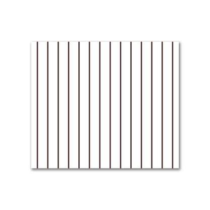 Off-White Cotton Sateen Fabric with Fine Brown Stripes, FACS-1161-151