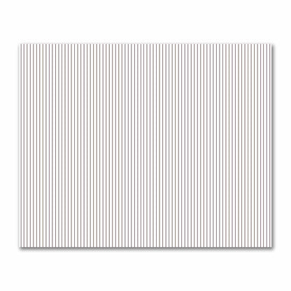 Off-White Cotton Sateen Fabric with Fine Brown Stripes, FACS-1161-151