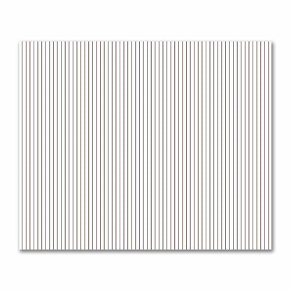 Off-White Cotton Sateen Fabric with Fine Brown Stripes, FACS-1161-151