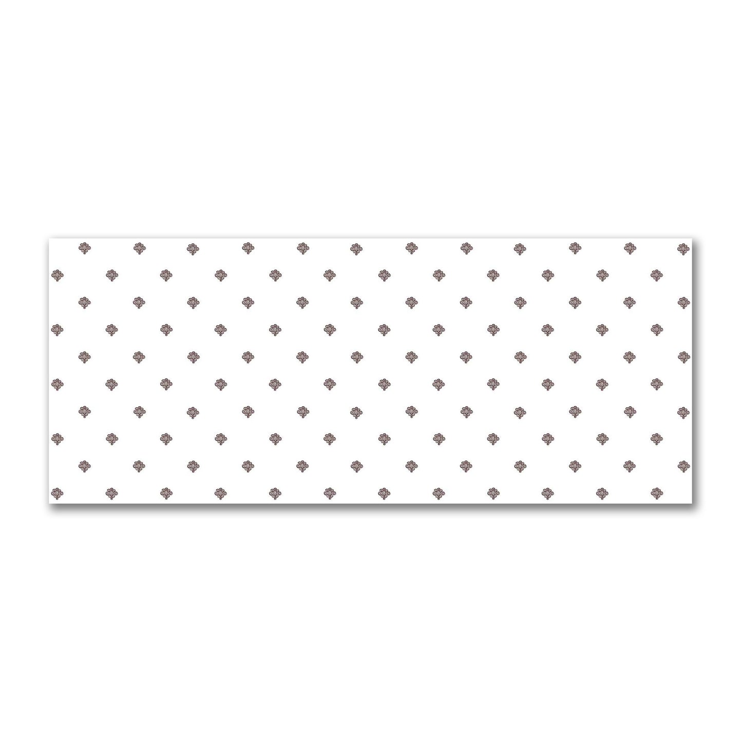 Off-White Cotton Sateen Fabric with Brown Hand-painted Swizzle Motif Print | FACS-1161-171