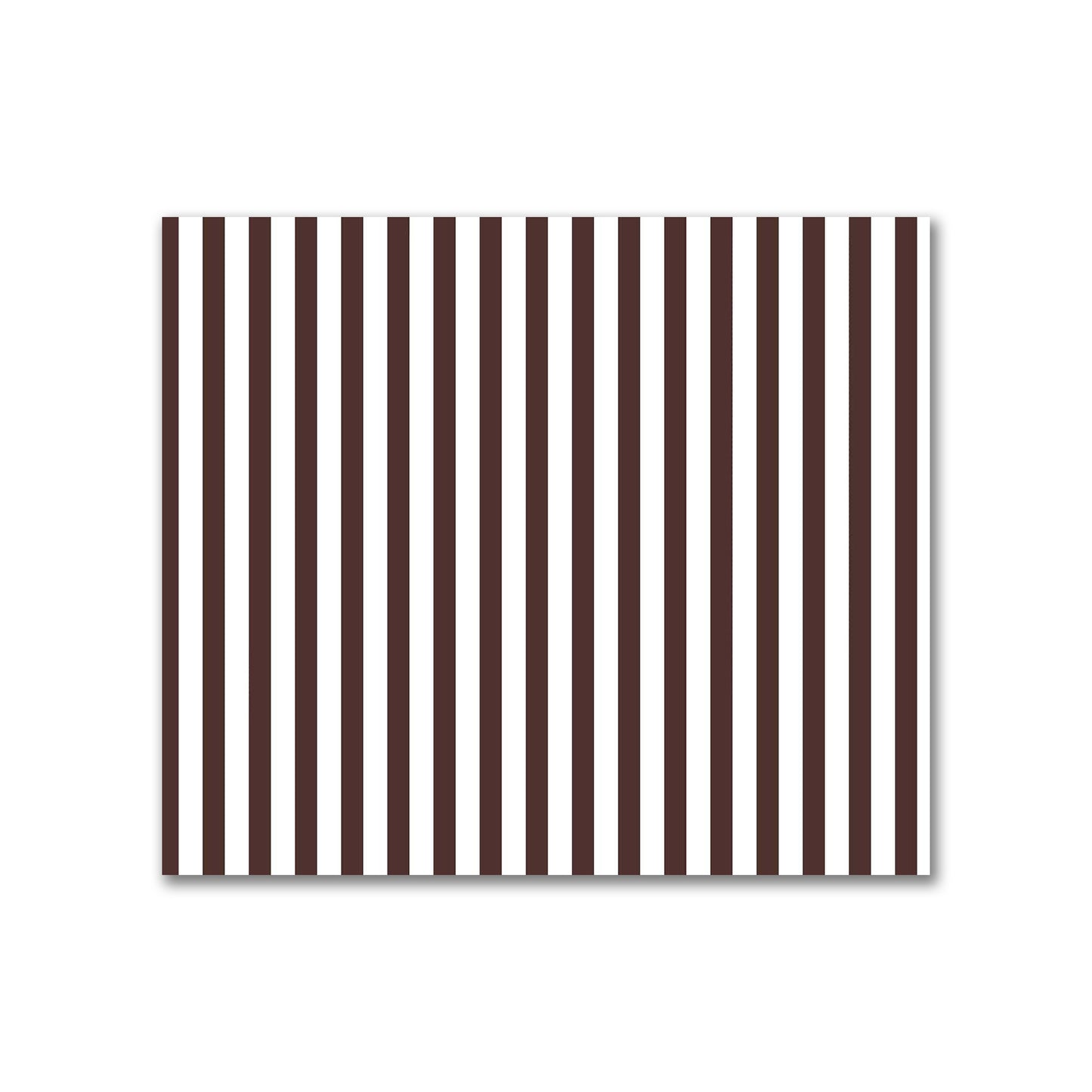 Off-White Cotton Sateen Fabric with Thin Brown Bars, FACS-1161-241