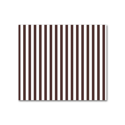 Off-White Cotton Sateen Fabric with Thin Brown Bars, FACS-1161-241