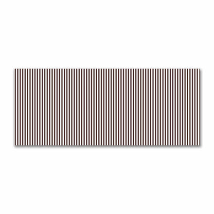 Off-White Cotton Sateen Fabric with Thin Brown Bars, FACS-1161-241