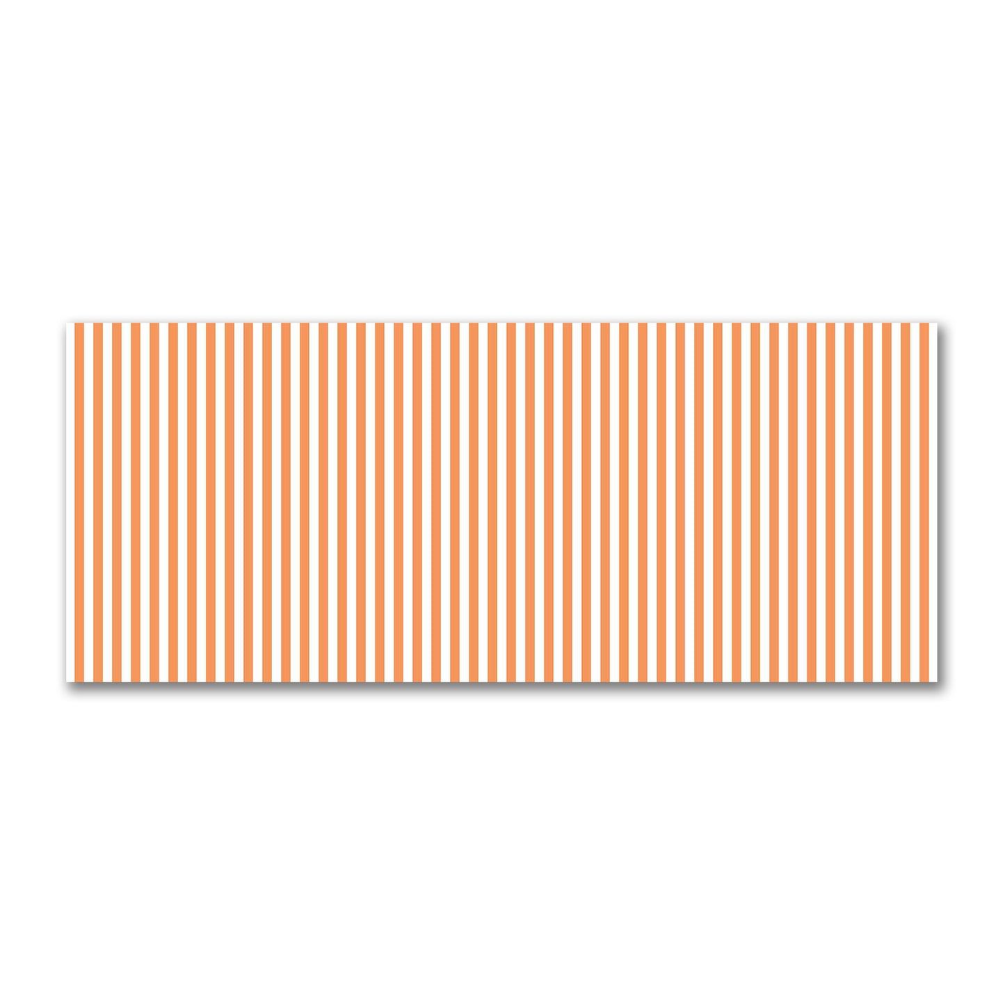 Off-White Cotton Sateen Fabric with Orange Bars, FACS-1181-051