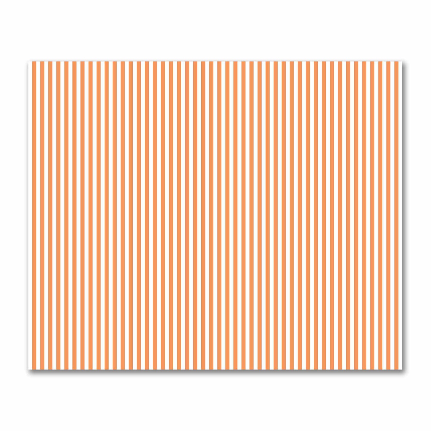 Off-White Cotton Sateen Fabric with Orange Bars, FACS-1181-051