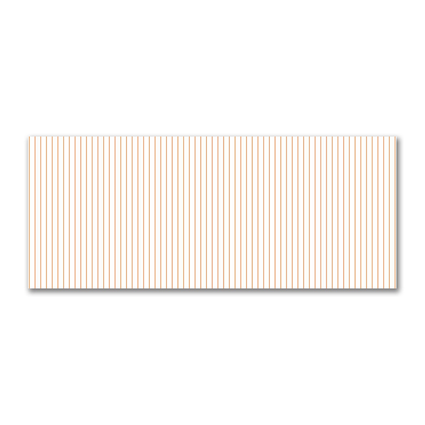 Off-White Cotton Sateen Fabric with Fine Orange Stripes, FACS-1181-151