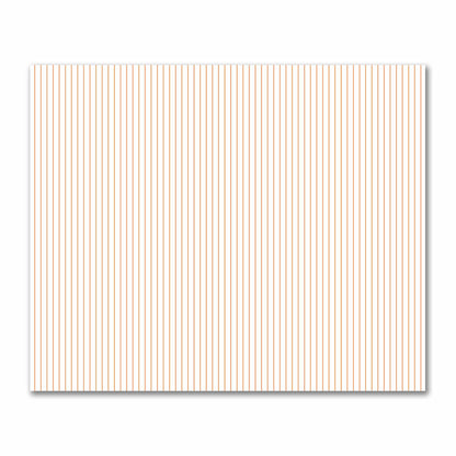Off-White Cotton Sateen Fabric with Fine Orange Stripes, FACS-1181-151
