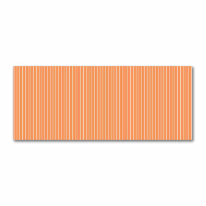 Cotton Sateen Fabric with Fine Off-White Stripes on Orange, FACS-1181-152