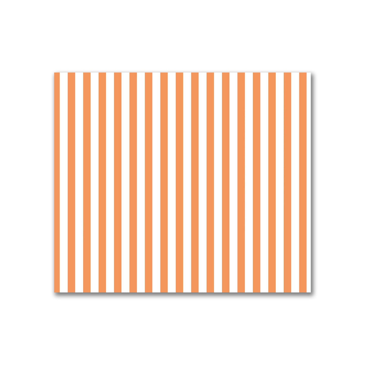 Off-White Cotton Sateen Fabric with Thin Orange Bars, FACS-1181-241