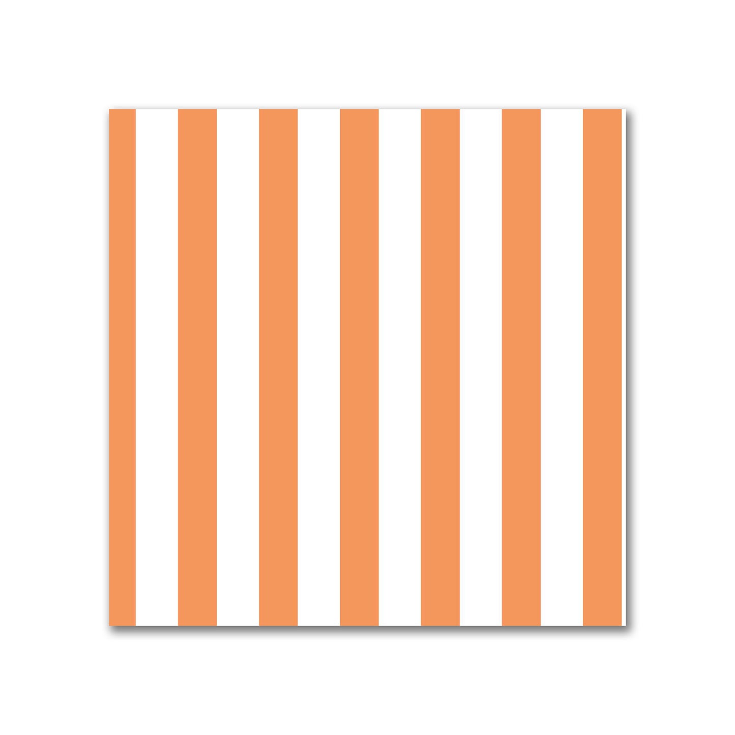 Off-White Cotton Sateen Fabric with Thin Orange Bars, FACS-1181-241