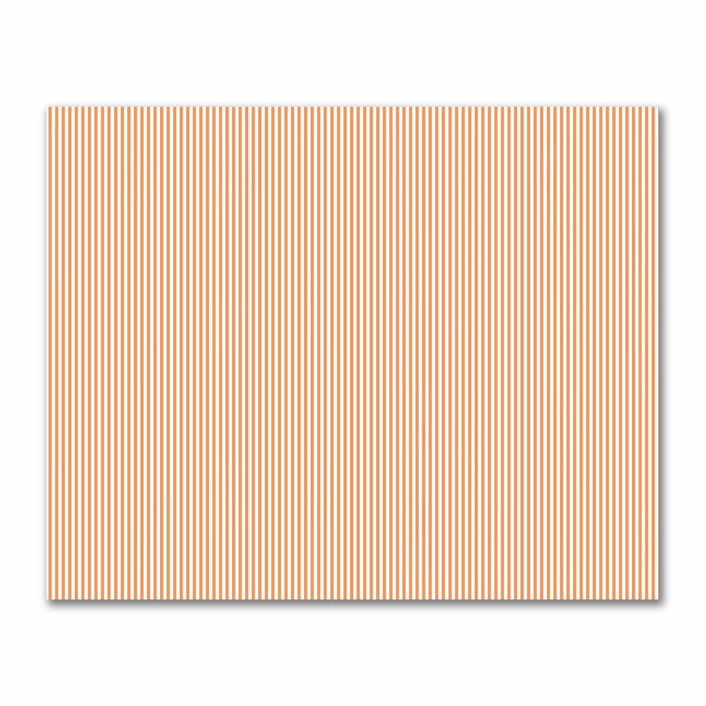 Off-White Cotton Sateen Fabric with Thin Orange Bars, FACS-1181-241
