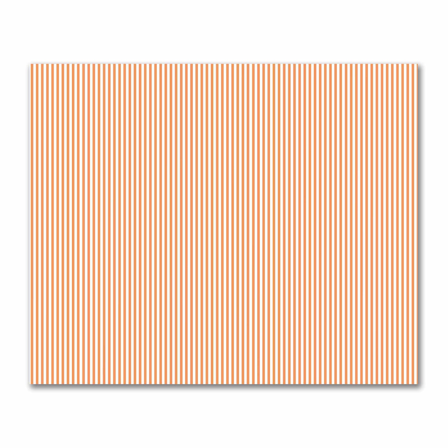 Off-White Cotton Sateen Fabric with Thin Orange Bars, FACS-1181-241