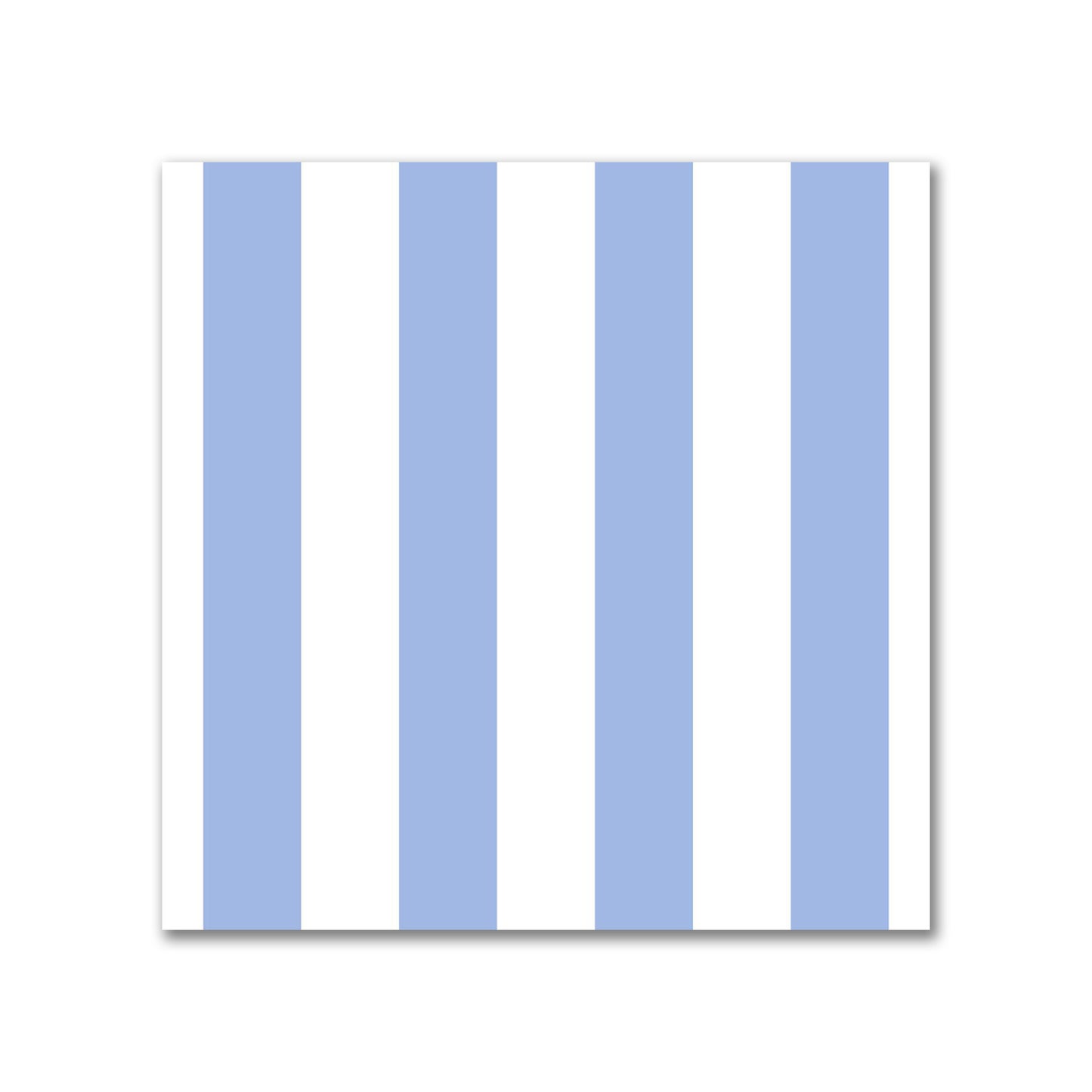 Off-White Cotton Sateen Fabric with Blue Bars, FACS-1231-051