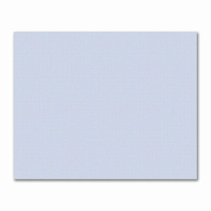 Off-White Cotton Sateen Fabric with Blue Repeating Square Motif Print | FACS-1231-122