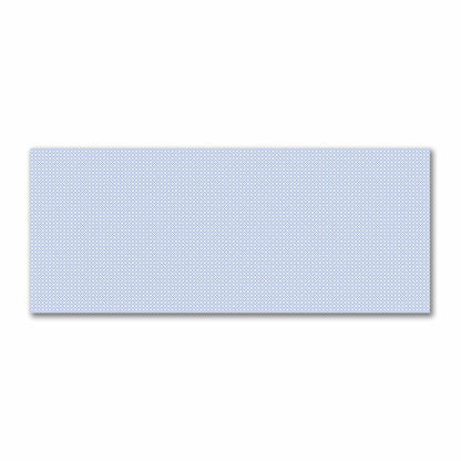 Off-White Cotton Sateen Fabric with Blue Repeating Square Motif Print | FACS-1231-122