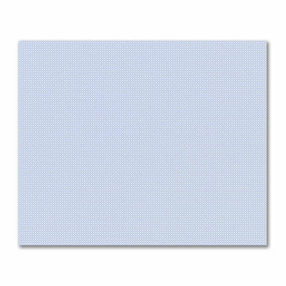 Off-White Cotton Sateen Fabric with Blue Repeating Square Motif Print | FACS-1231-122