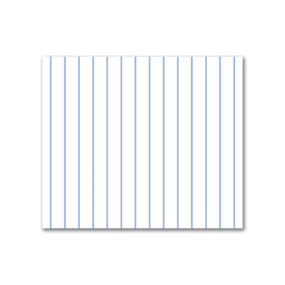 Off-White Cotton Sateen Fabric with Fine Blue Stripes, FACS-1231-151