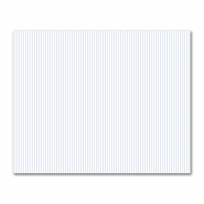 Off-White Cotton Sateen Fabric with Fine Blue Stripes, FACS-1231-151