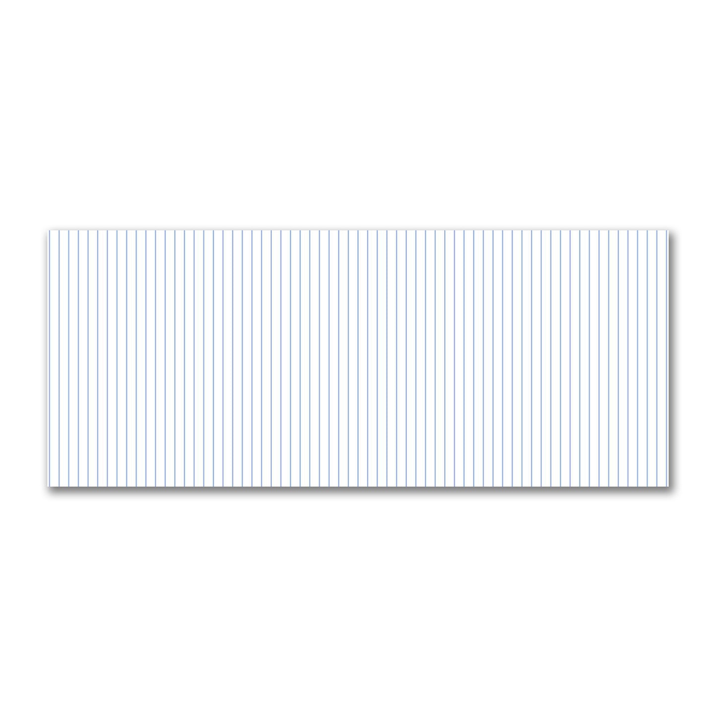 Off-White Cotton Sateen Fabric with Fine Blue Stripes, FACS-1231-151