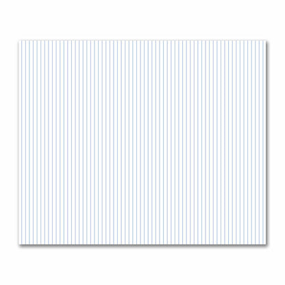 Off-White Cotton Sateen Fabric with Fine Blue Stripes, FACS-1231-151